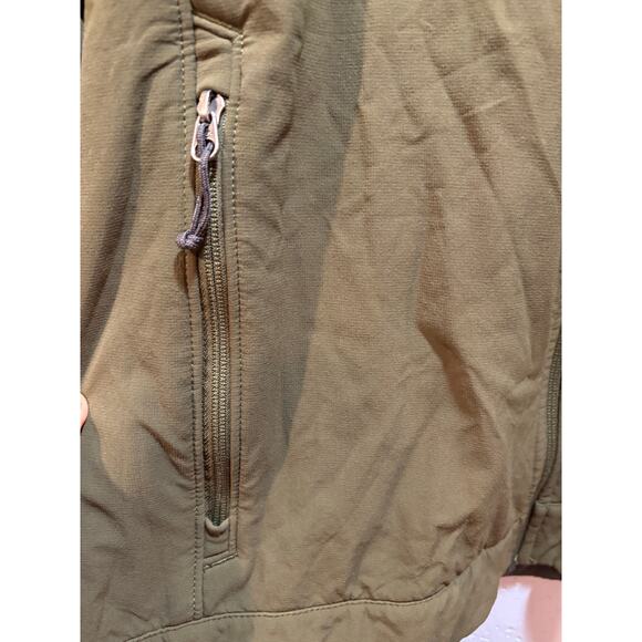 North face men’s Xl apex fleece lined full zip green and gray jacket - Picture 5 of 13